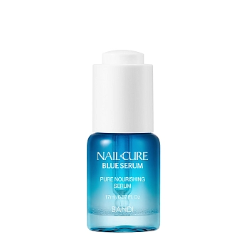 Сыворотка питательная для ногтей Мощь океана / NAIL CURE  BLUE SERUM 17 мл