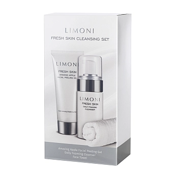 Набор для очищения кожи (гель-скатка 100 мл, пенка 100 мл, полотенце) Fresh Skin Cleansing Set
