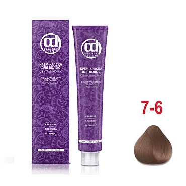 CONSTANT DELIGHT 7/6 краска с витамином С для волос, средне-русый шоколадный 100 мл