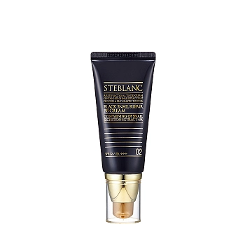 STEBLANC ВВ крем с муцином черной улитки, 02 бежевый / Black Snail Repair BB Cream 50 мл, фото 1