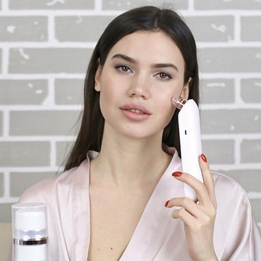 GEZATONE Прибор для вакуумной чистки и массажа кожи лица VACU Silky Skin