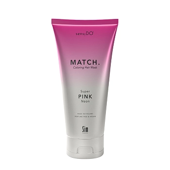 Маска оттеночная неоновая розовая / SensiDo Match Super Pink 200 мл