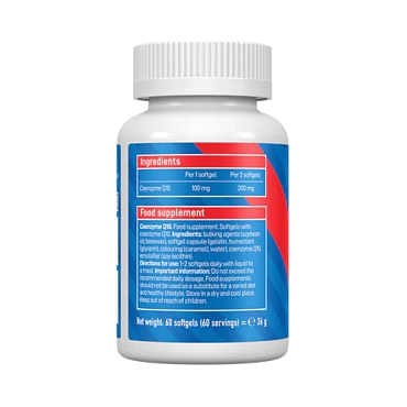 VPLAB Антиоксидант коэнзим Q10 100 мг здоровое сердце / Coenzyme Q10 60 капсул