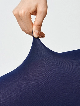 MINIMI Колготки темно-синие Blu Scuro 3 / Mini MULTIFIBRA COLORS 70, фото 7