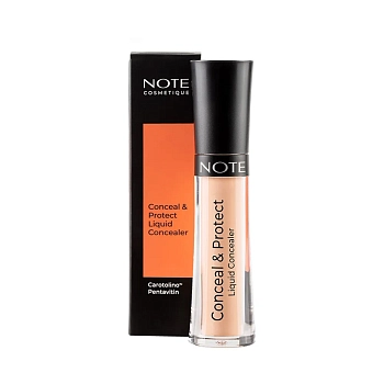 NOTE Консилер жидкий маскирующий защитный 07 / CONCEAL & PROTECT LIQUID CONCEALER 4,5 мл, фото 3