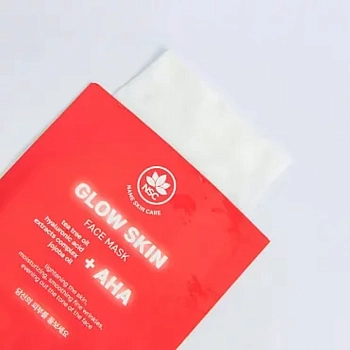 NAME SKIN CARE Маска тканевая для лица сияние кожи с AHA-кислотами / NSC 22 гр, фото 2