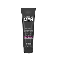 OLLIN PROFESSIONAL Шампунь стимулирующий для роста волос, для мужчин / Shampoo Hair Growth Stimulating PREMIER FOR MEN 250 мл, фото 1