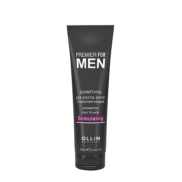 OLLIN PROFESSIONAL Шампунь стимулирующий для роста волос, для мужчин / Shampoo Hair Growth Stimulating PREMIER FOR MEN 250 мл
