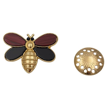 IWOU PROFESSIONAL Брошь-магнит Пчелка шоколадная, фото 2