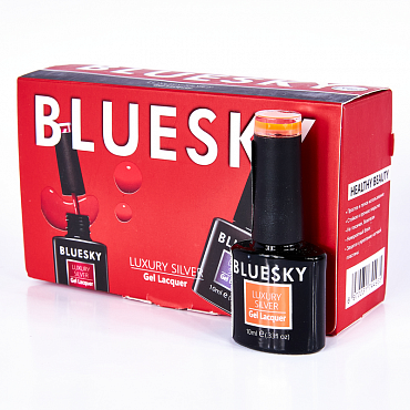BLUESKY LV251 гель-лак для ногтей / Luxury Silver 10 мл