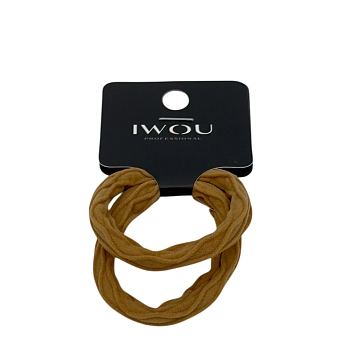 Резинка для волос Волна соленая карамель 2шт