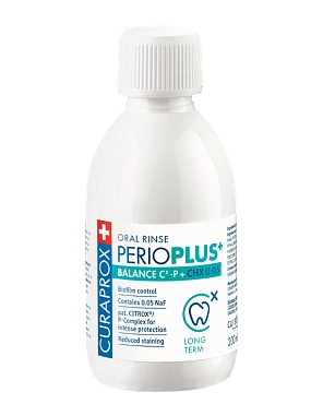CURAPROX Жидкость-ополаскиватель для полости рта с содержанием хлоргексидина 0,05% / Perio Plus Balance 200 мл