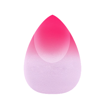 SOLOMEYA Спонж косметический для макияжа меняющий цвет, в упаковке-яйцо / Color Changing blending sponge Purple-pink 1 шт, фото 3