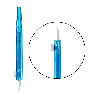 INNOVATOR COSMETICS Щеточка многофункциональная для бровей и ресниц, 1.0 мм голубая / Baby Brush, фото 3