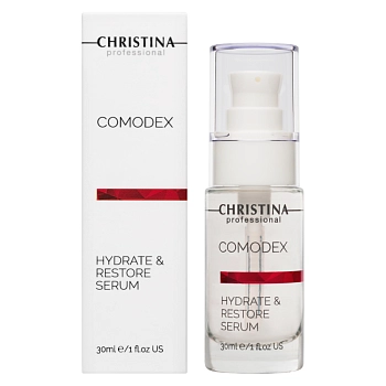 CHRISTINA Сыворотка увлажняющая восстанавливающая / Hydrate & Restore Serum Comodex 30 мл, фото 2