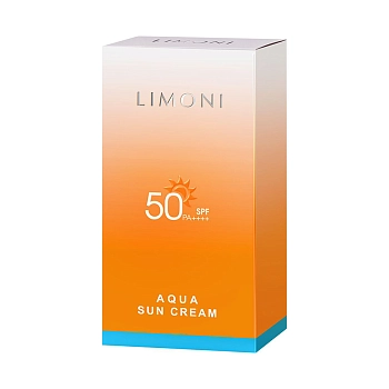 LIMONI Крем солнцезащитный SPF 50+РА++++ / Aqua Sun Cream 50 мл, фото 2