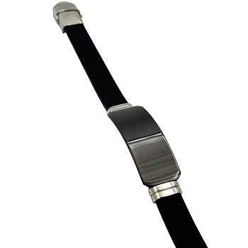 IWOU PROFESSIONAL Браслет Сталь с силиконовым ремешком унисекс, фото 4