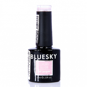BLUESKY LV016 гель-лак для ногтей / Luxury Silver 10 мл
