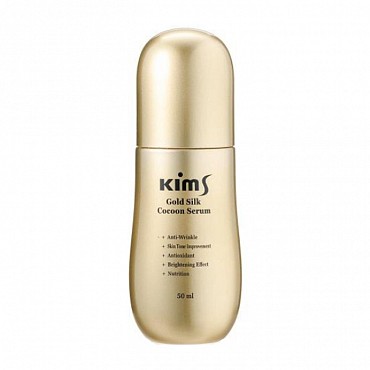 KIMS Сыворотка антивозрастная для лица с протеинами кокона шелкопряда / Kims Gold Silk Cocoon Serum 50 мл
