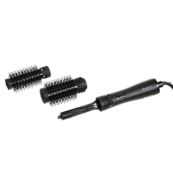 DEWAL PROFESSIONAL Фен-щетка Pro Air Shine черная, 2 насадки 38 и 50 мм, 1200 Вт, фото 7