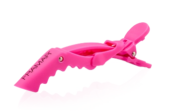 FRAMAR Зажим с прорезиненным покрытием, фуксия / Rubberized Jaw Clip 4 шт, фото 2