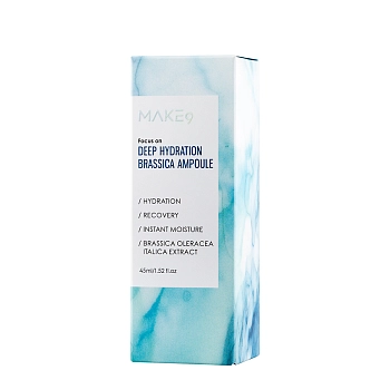 MAKE9 Сыворотка увлажняющая для лица c экстрактом брокколи 78% / BRASSICA MOISTURE AMPOULE 45 мл, фото 2