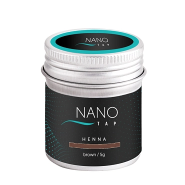 NANO TAP Хна для бровей в баночке, коричневый / NanoTap brown 5 гр