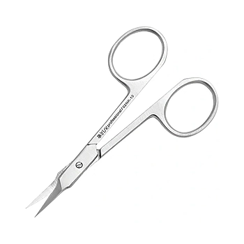 IRISK PROFESSIONAL Ножницы для кутикулы 02NK-10 матовые, ручная заточка, длина 10 см, фото 3