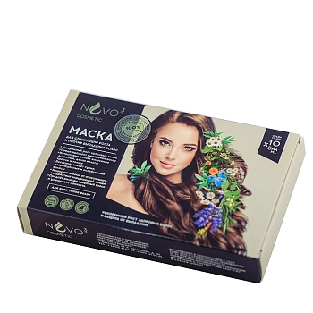 GL COSMETICS Маска для волос Рост, против выпадения / NVO-3 Cosmetic 50 мл, фото 4