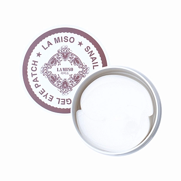 LA MISO Маска гидрогелевая с экстрактом слизи улитки для кожи вокруг глаз / LA MISO 60 шт