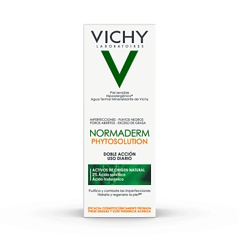 VICHY Флюид корректирующий против несовершенств двойного действия / Normaderm Phytosolution 50 мл, фото 2