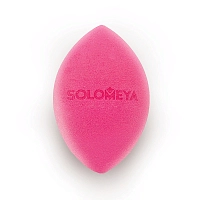 SOLOMEYA Спонж косметический со срезом для макияжа / Flat End blending sponge PINK 1 шт, фото 2