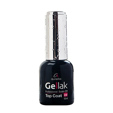 AURELIA Покрытие верхнее / Soak-off Top Coat GELLAK 10 мл, фото 1