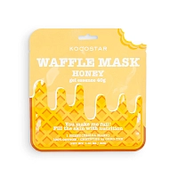 KOCOSTAR Маска вафельная питательная для лица Медовое удовольствие / Waffle Mask Honey 40 г, фото 1