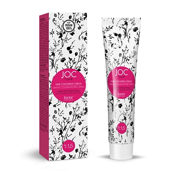BAREX 6.1 краска для волос, темный блондин пепельный / JOC COLOR 100 мл, фото 2