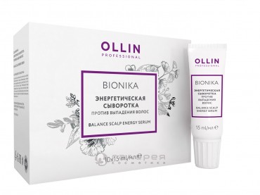 OLLIN PROFESSIONAL Сыворотка энергетическая против выпадения волос / Balance Scalp Energy Serum 10*15 мл