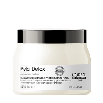 L'OREAL PROFESSIONNEL Маска для восстановления окрашенных волос / METAL DETOX 500 мл, фото 1