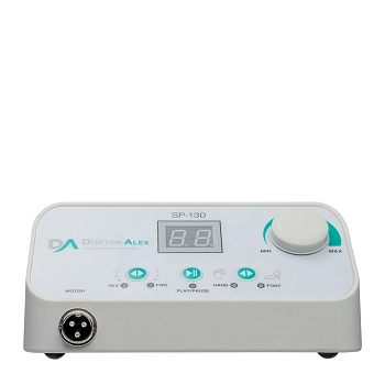 DR. ALEX Аппарат для маникюра и педикюра SP-130, белый 50 тыс.об., 130 Вт, 32 В, фото 2