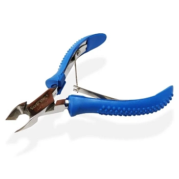 SILVER STAR Кусачки для кутикулы (5 мм), силиконовые ручки / LE ROSE, фото 2