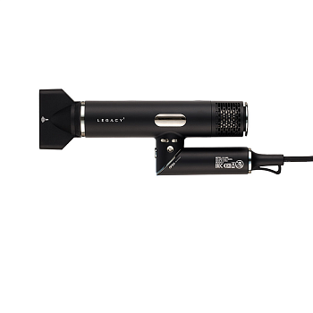 DEWAL PROFESSIONAL Фен DEWAL PRO LEGACY2, складной, 1600W, бесщеточный мотор, ионизация, 4 насадки + диффузор, провод 3 м, фото 3