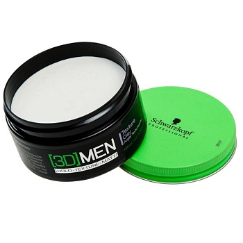 SCHWARZKOPF PROFESSIONAL Глина текстурирующая, для мужчин / ВС [3D]MEN 100 мл, фото 4
