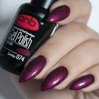 PNB 074 гель-лак для ногтей / Gel nail polish PNB 8 мл, фото 4