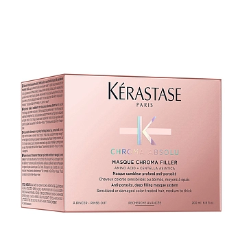 KERASTASE Маска разглаживающая для глубокого восстановления окрашенных волос / Chroma Absolu 200 мл, фото 3