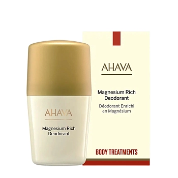 AHAVA Дезодорант для женщин шариковый богатый магнием / Deadsea Water 50 мл, фото 2