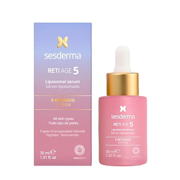 SESDERMA Сыворотка антивозрастная / RETI AGE 5 Anti-aging serum 30 мл, фото 2