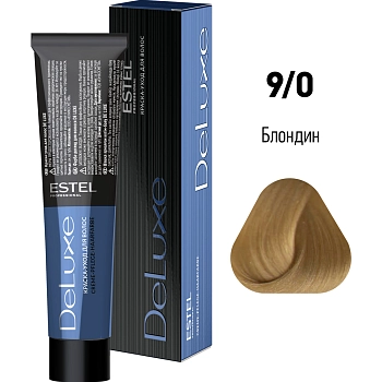 ESTEL PROFESSIONAL 9/0 краска для волос, блондин / DELUXE 60 мл, фото 2