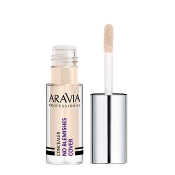 ARAVIA Professional Консилер стойкий водоотталкивающий для коррекции несовершенств, 02 / concealer NO BLEMISHES COVER 5 мл, фото 3