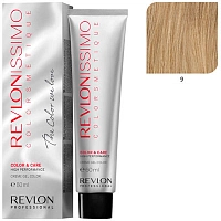 REVLON PROFESSIONAL 9 краска для волос, очень светлый блондин / RP Revlonissimo Colorsmetique 60 мл, фото 2
