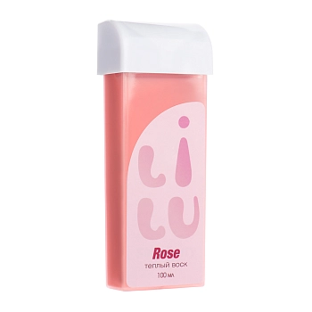 Воск тёплый в картридже, плотный Rose / LILU 100 мл