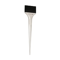 DEWAL PROFESSIONAL Кисть-лопатка для окрашивания силиконовая, широкая, черная с белой ручкой 54 мм, фото 1